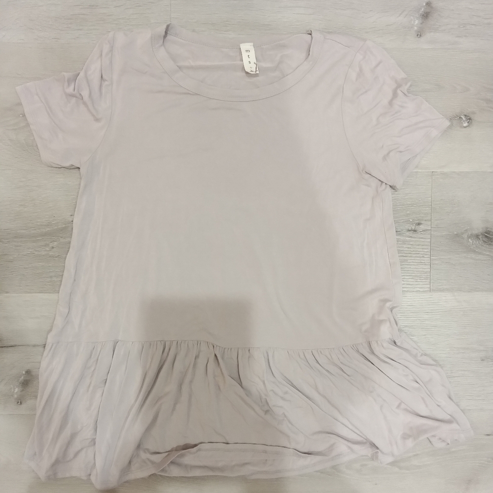 Light Purple MTS peplum blouse